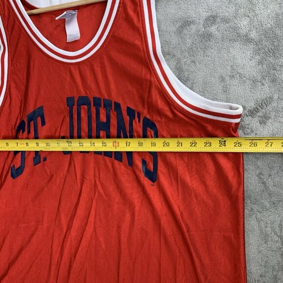 Vintage Russell Athletic Jersey Mens XXL St. John's University Basketball Red - Picture 3 of 9